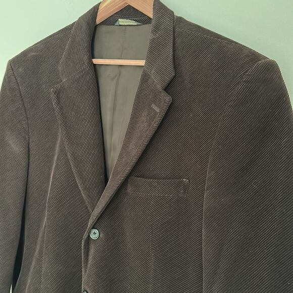 Vintage Banana Republic Corduroy Blazer 44S Brown Made in Turkey Ivy Preppy Y2K - Picture 4 of 14